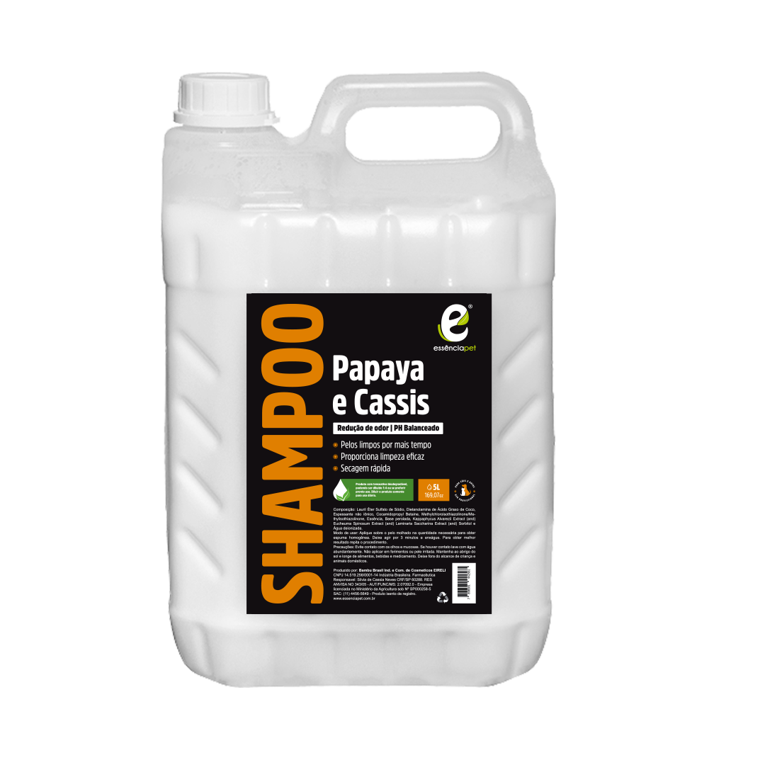Shampoo Papaya e Cassis 5L