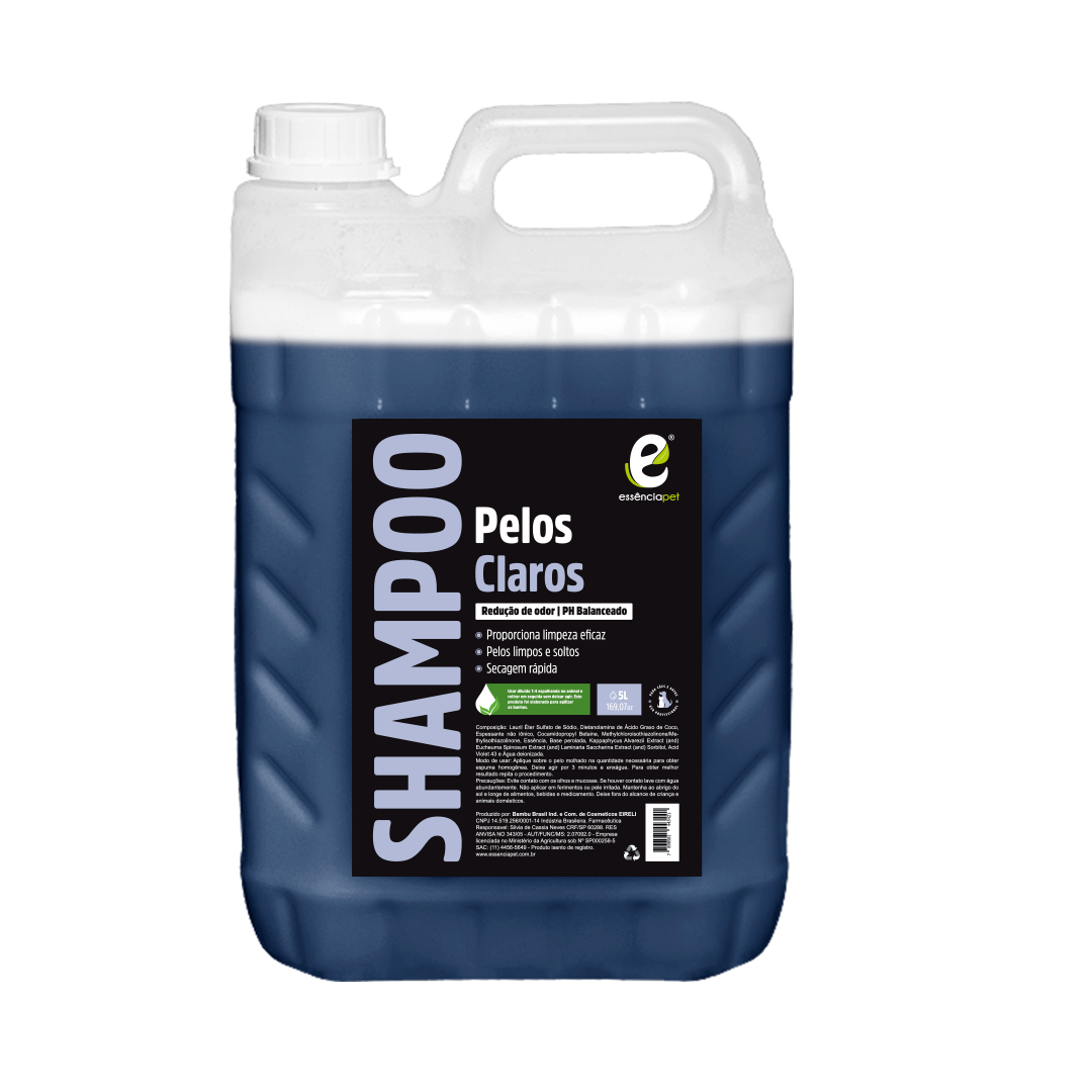 Shampoo Pelos Claros 5L